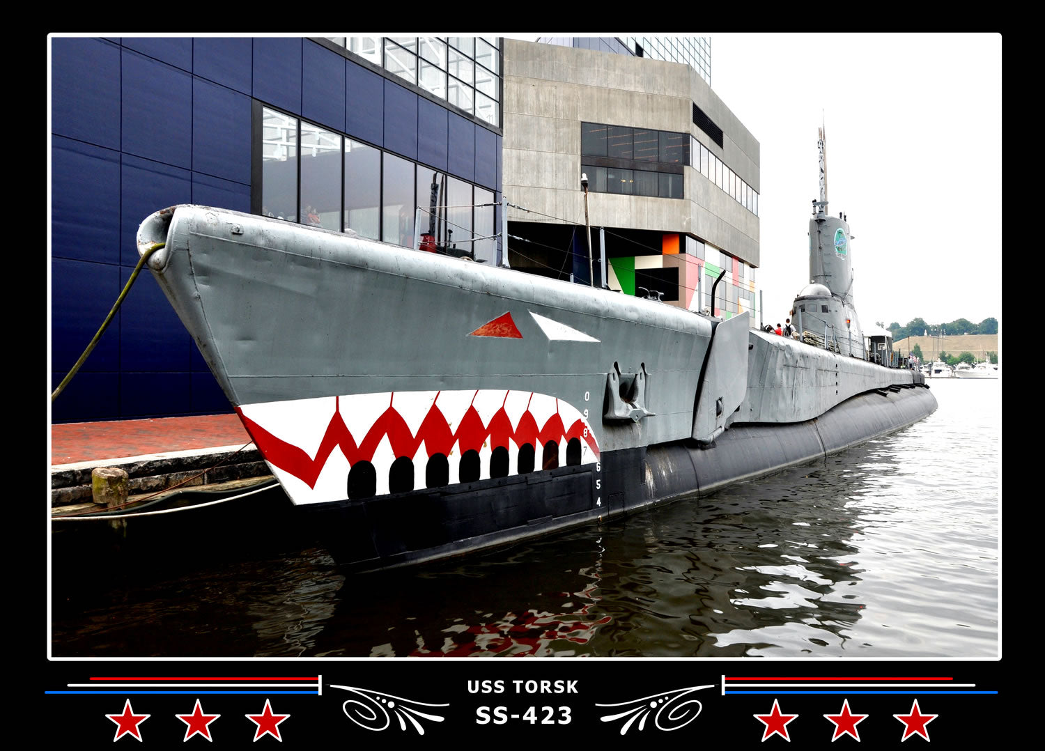 USS Torsk SS-423 Canvas Photo Print