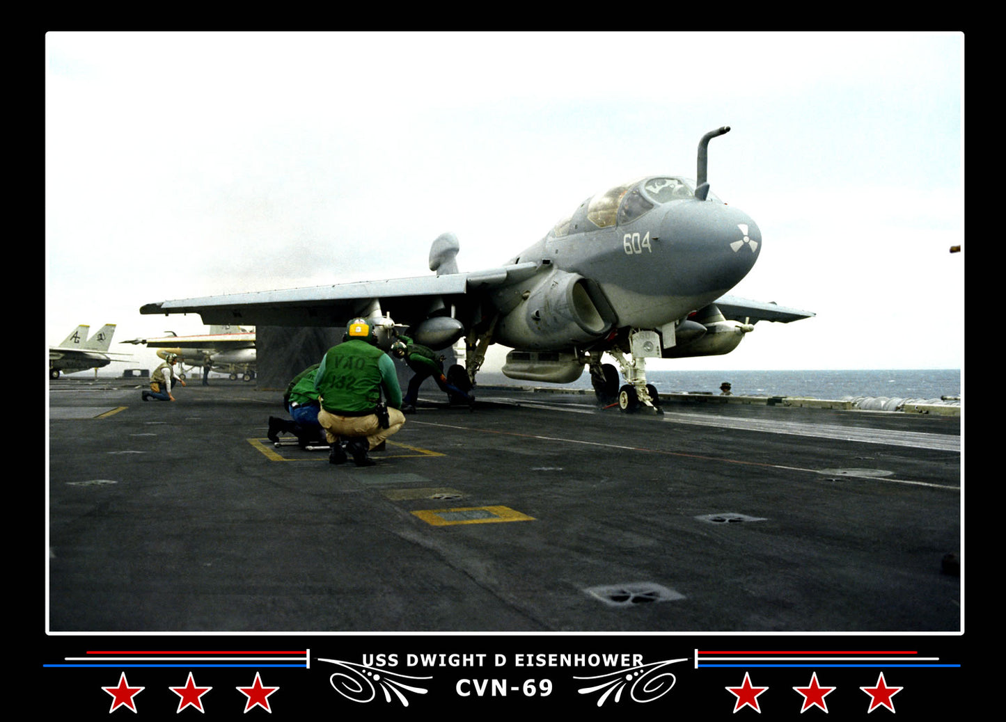 USS Dwight D Eisenhower CVN-69 Canvas Photo Print