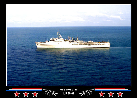 USS Duluth LPD6 Canvas Photo Print