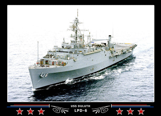 USS Duluth LPD6 Canvas Photo Print