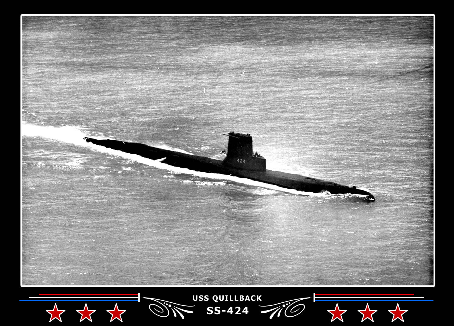 USS Quillback SS-424 Canvas Photo Print