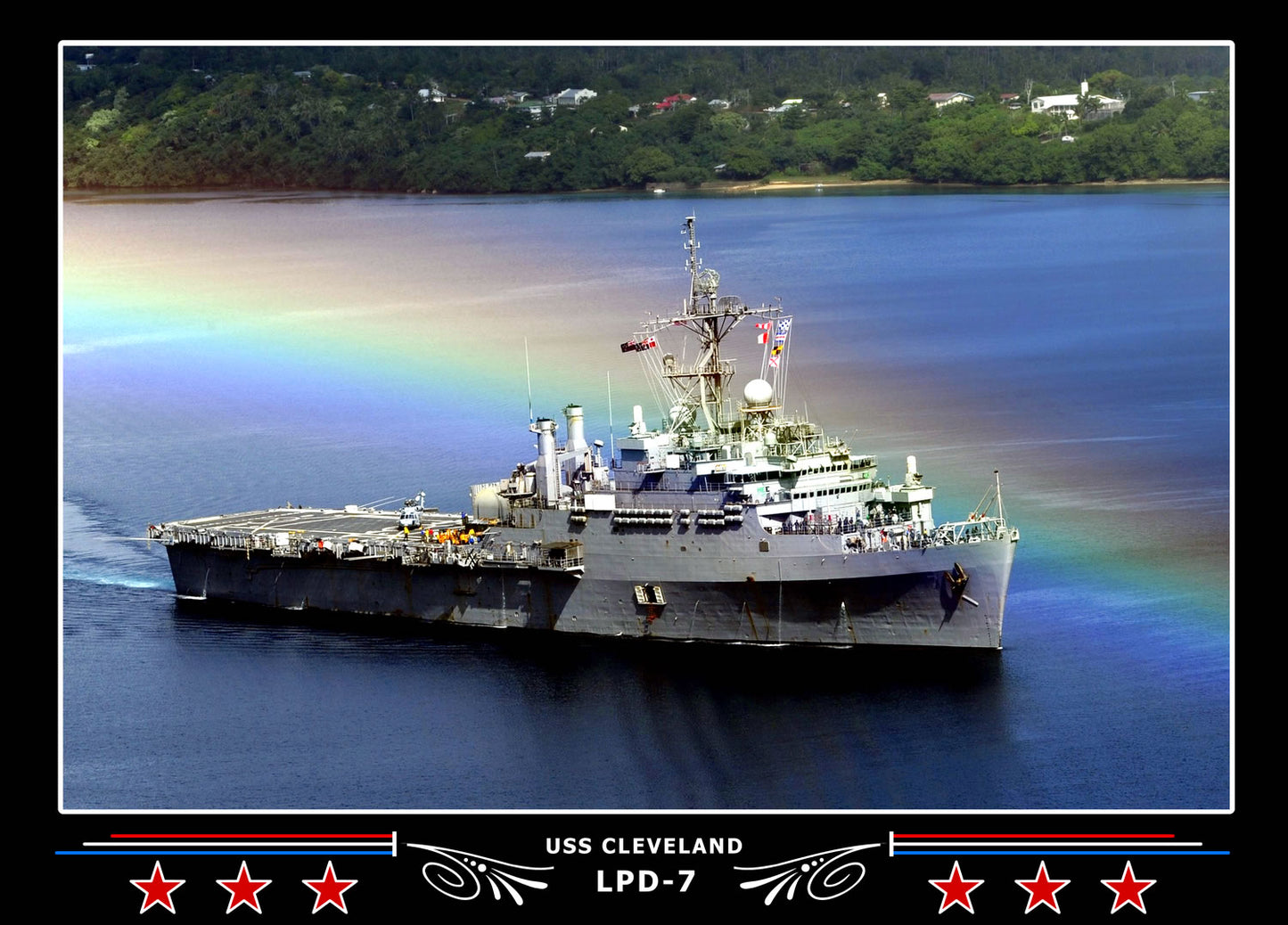 USS Cleveland LPD7 Canvas Photo Print