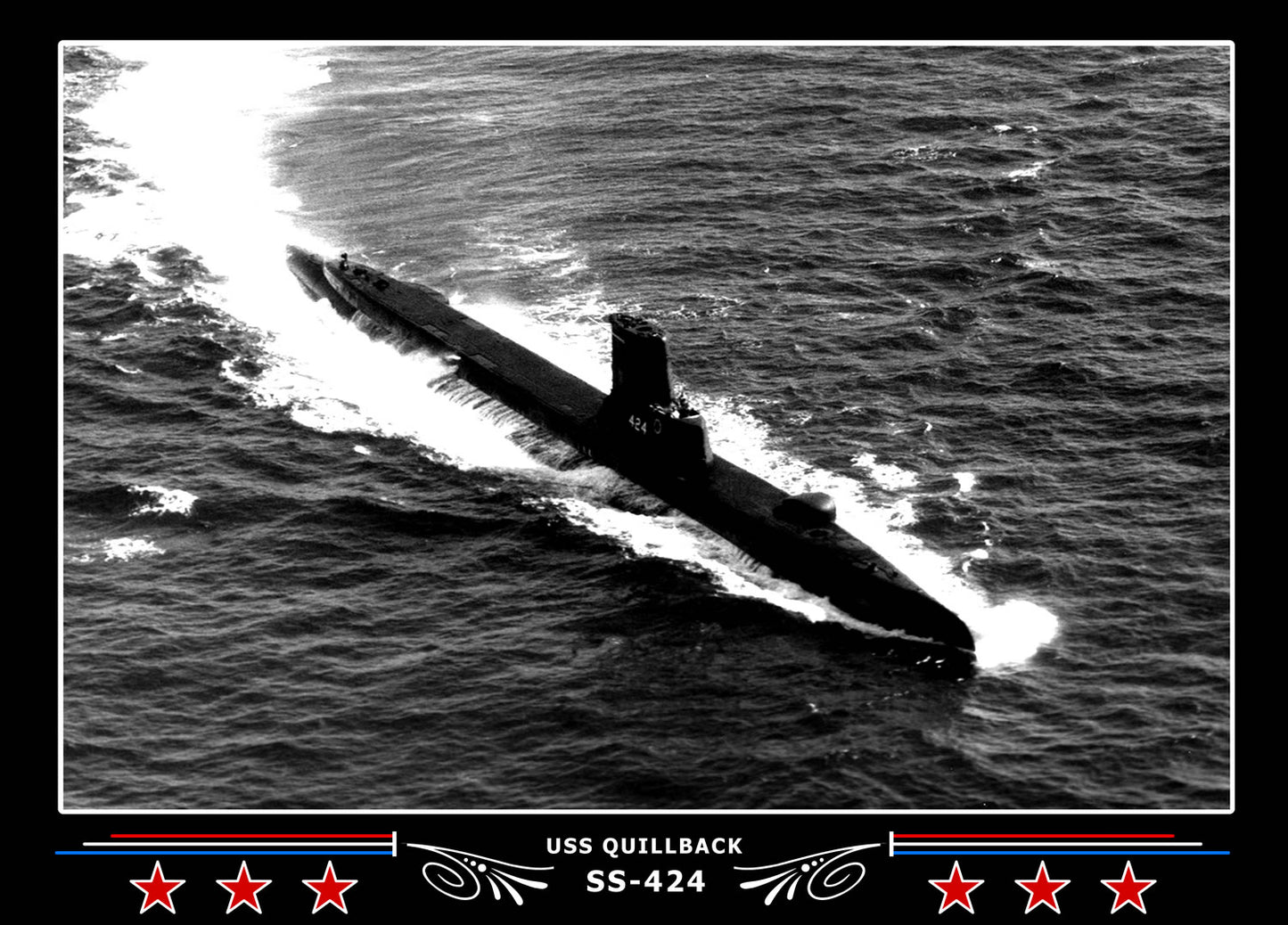 USS Quillback SS-424 Canvas Photo Print