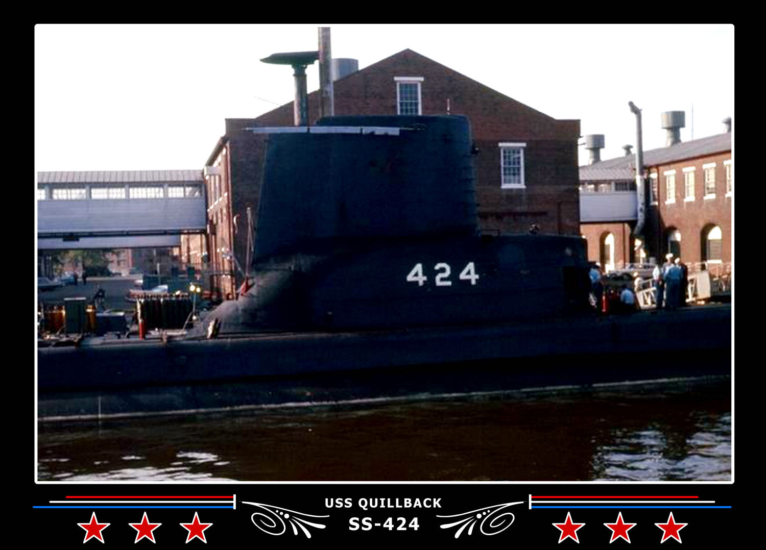 USS Quillback SS-424 Canvas Photo Print