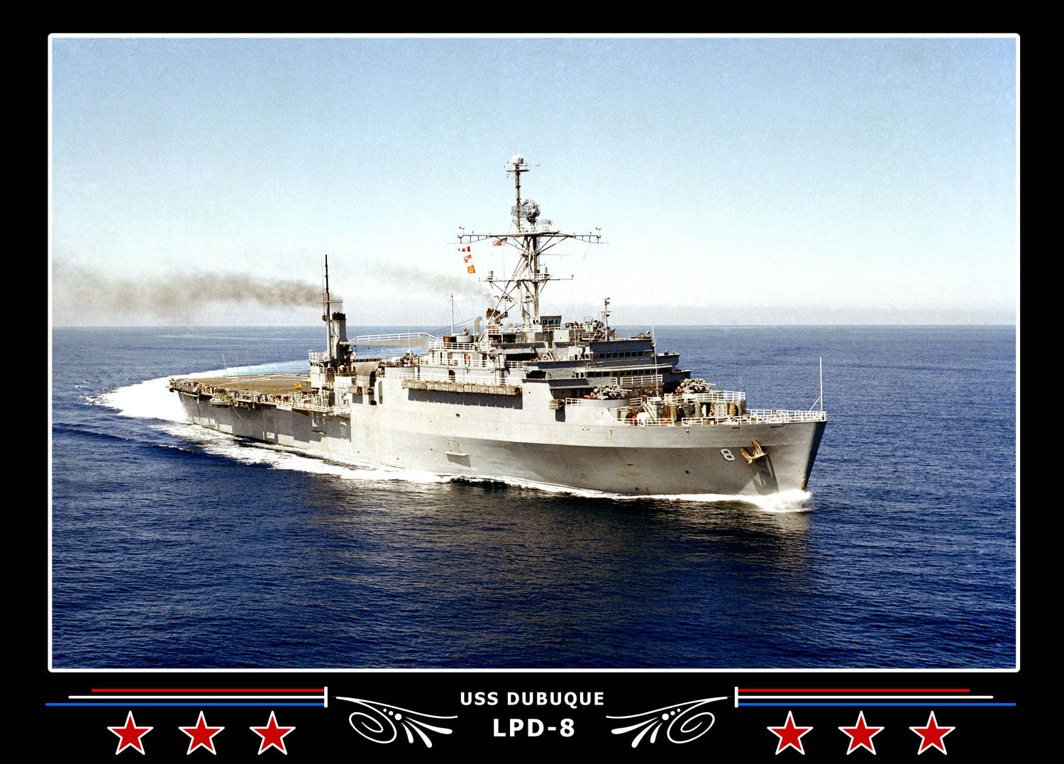 USS Dubuque LPD8 Canvas Photo Print