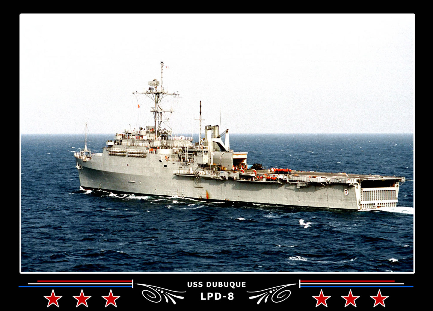 USS Dubuque LPD8 Canvas Photo Print