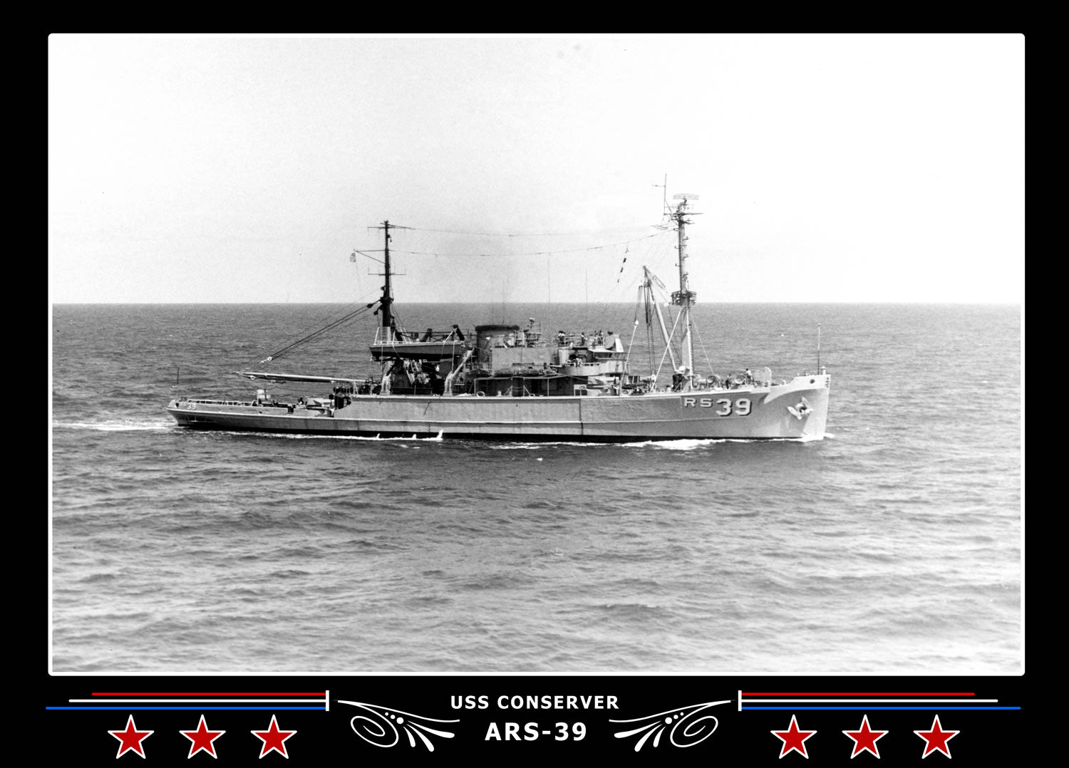 USS Conserver ARS-39 Canvas Photo Print