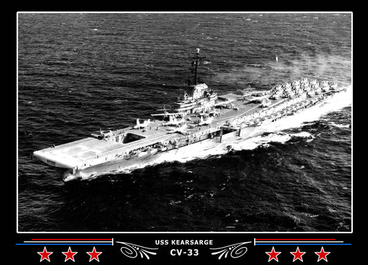 USS Kearsarge CV-33 Canvas Photo Print