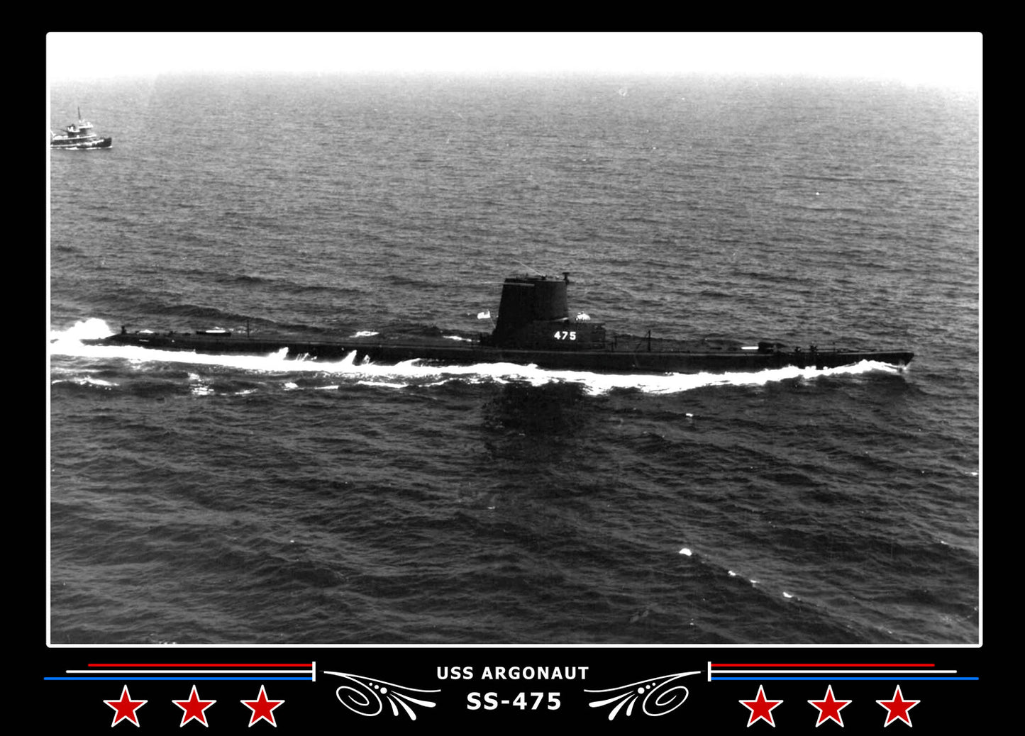 USS Argonaut SS-475 Canvas Photo Print