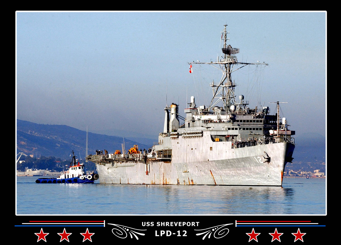 USS Shreveport LPD12 Canvas Photo Print