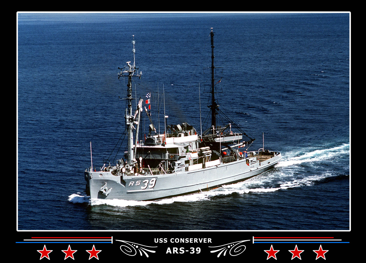USS Conserver ARS-39 Canvas Photo Print