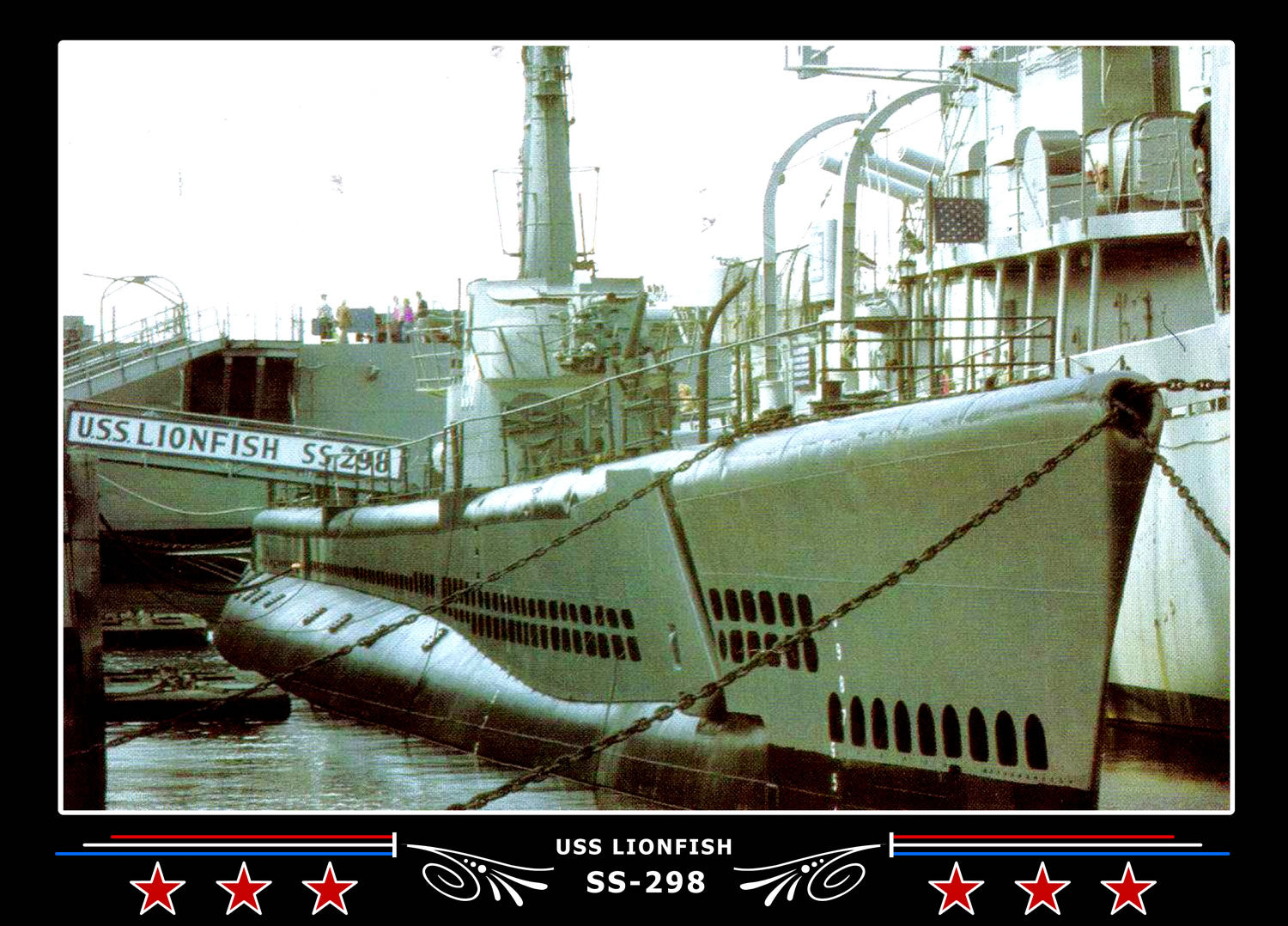 USS Lionfish SS-298 Canvas Photo Print