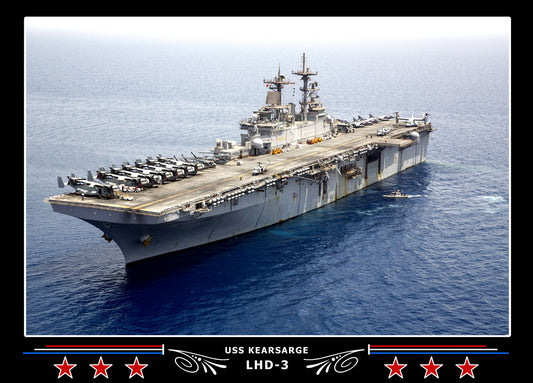 USS Kearsarge LHD3 Canvas Photo Print