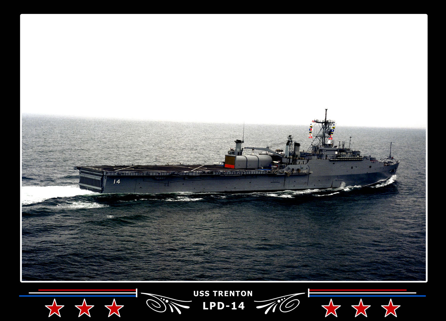 USS Trenton LPD14 Canvas Photo Print