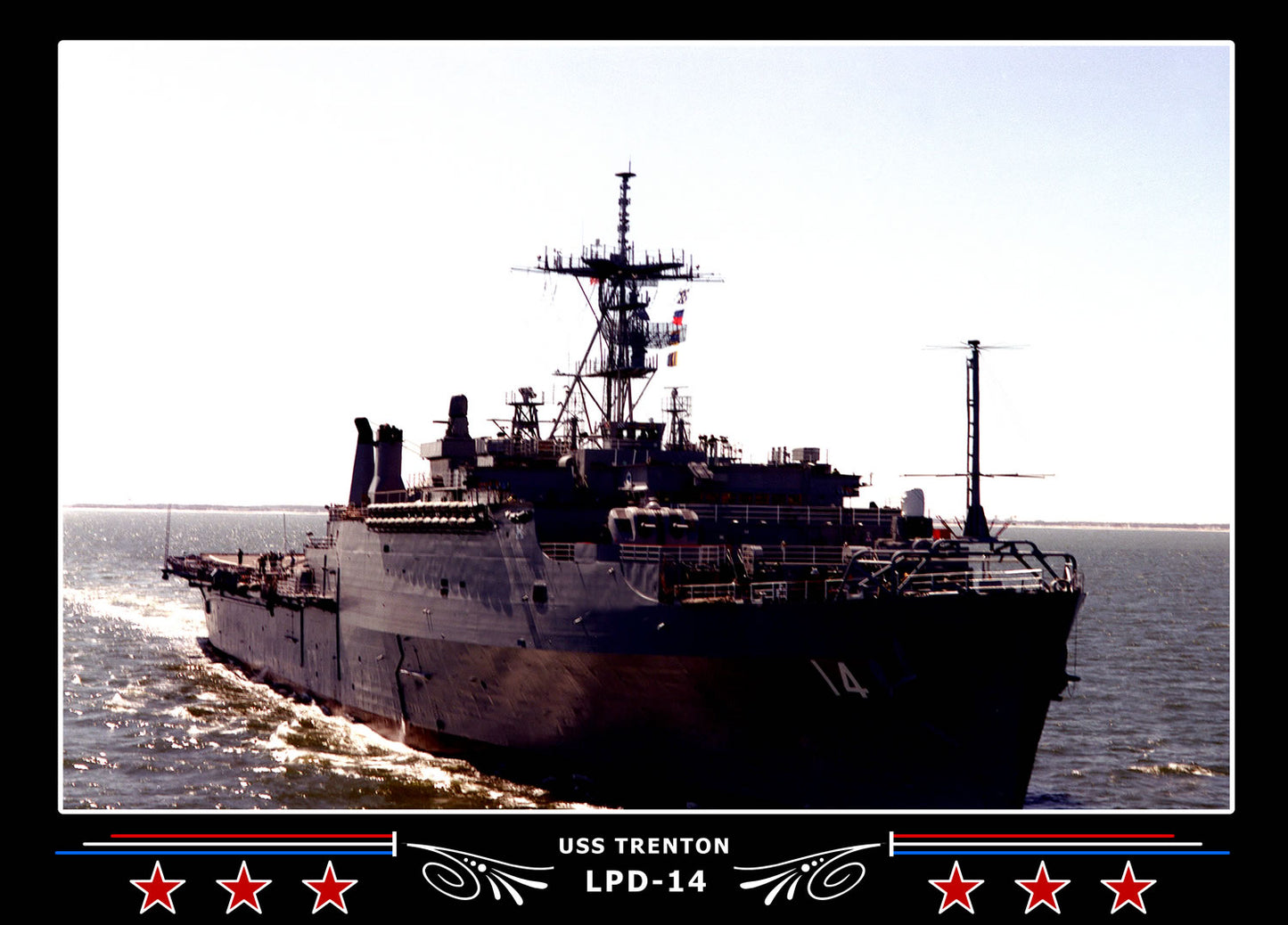 USS Trenton LPD14 Canvas Photo Print