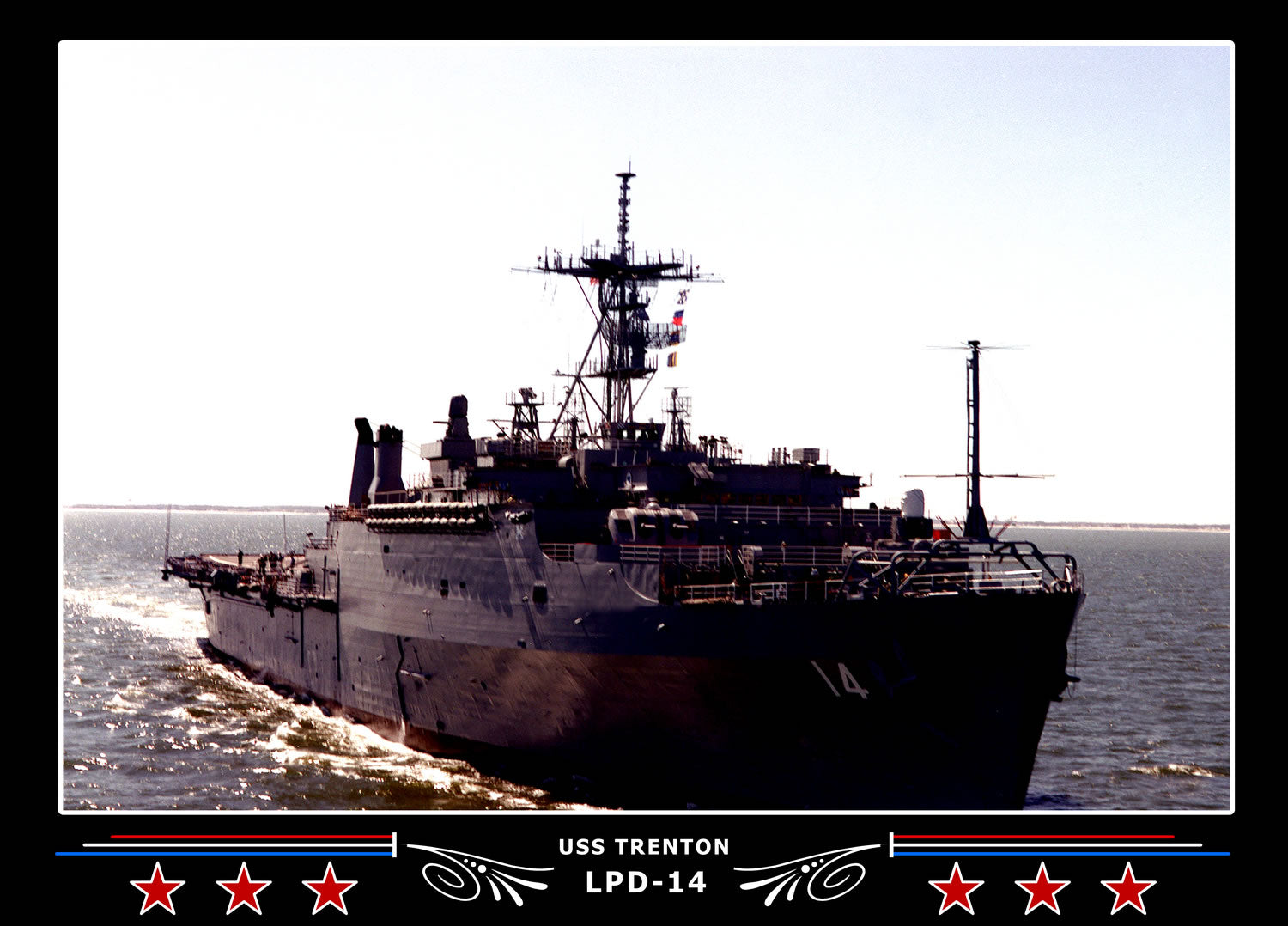 USS Trenton LPD14 Canvas Photo Print