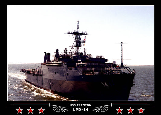 USS Trenton LPD14 Canvas Photo Print