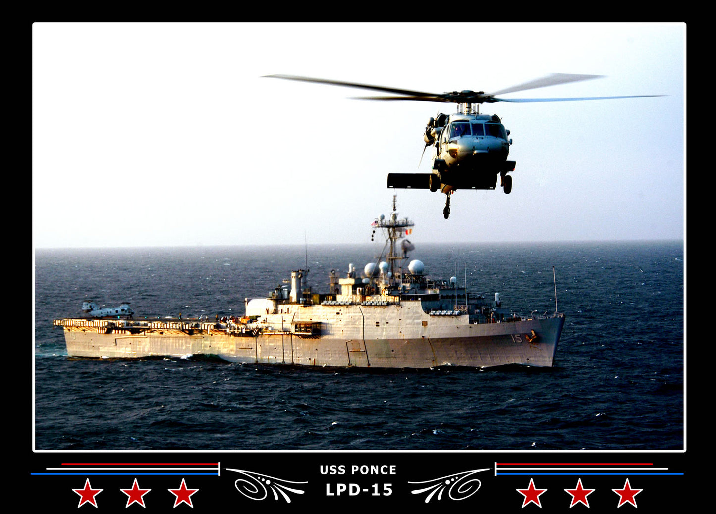 USS Ponce LPD15 Canvas Photo Print