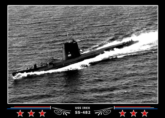 USS Irex SS-482 Canvas Photo Print