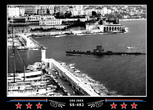 USS Irex SS-482 Canvas Photo Print