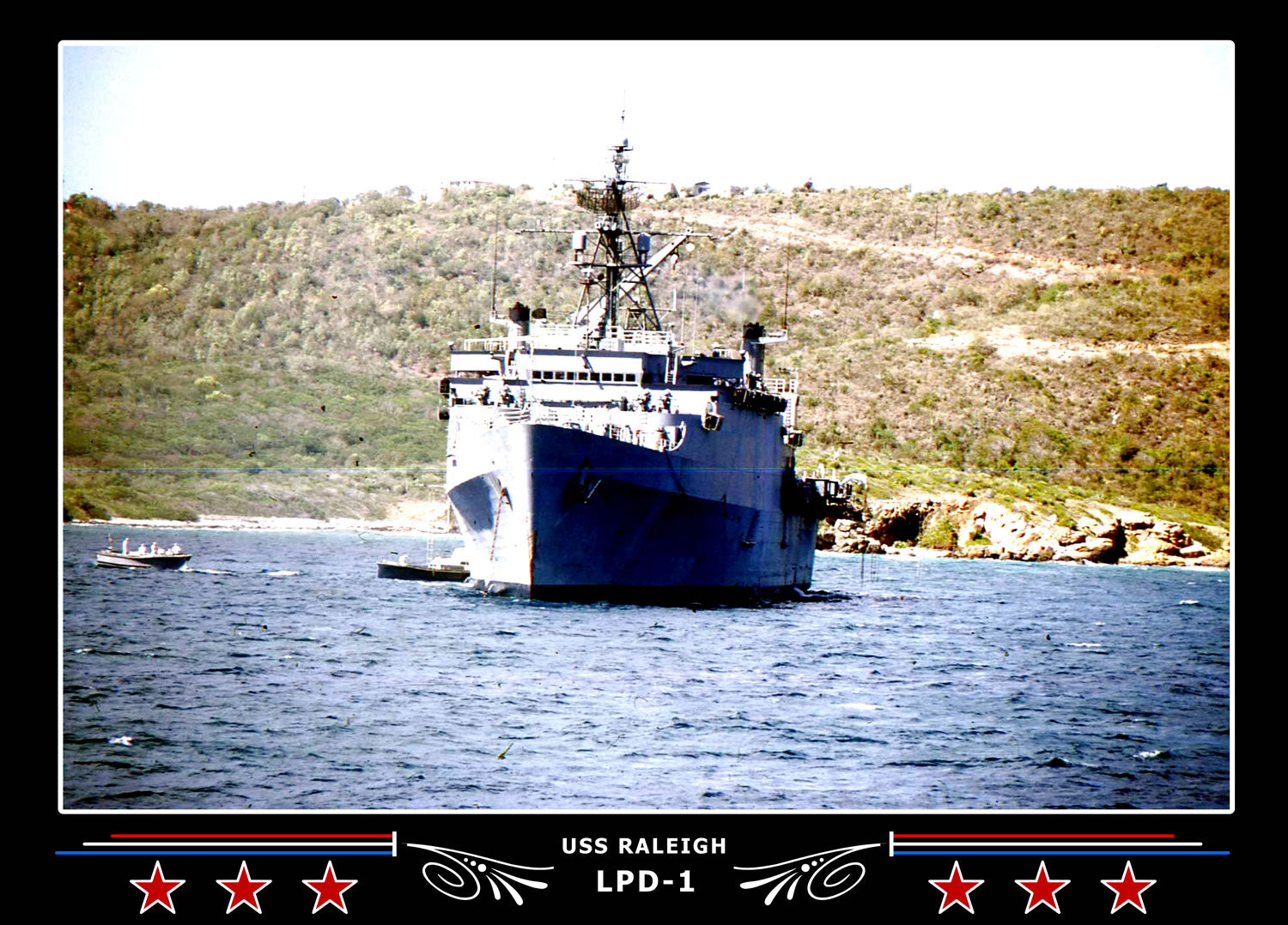 USS Raleigh LPD1 Canvas Photo Print