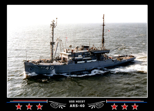 USS Hoist ARS-40 Canvas Photo Print