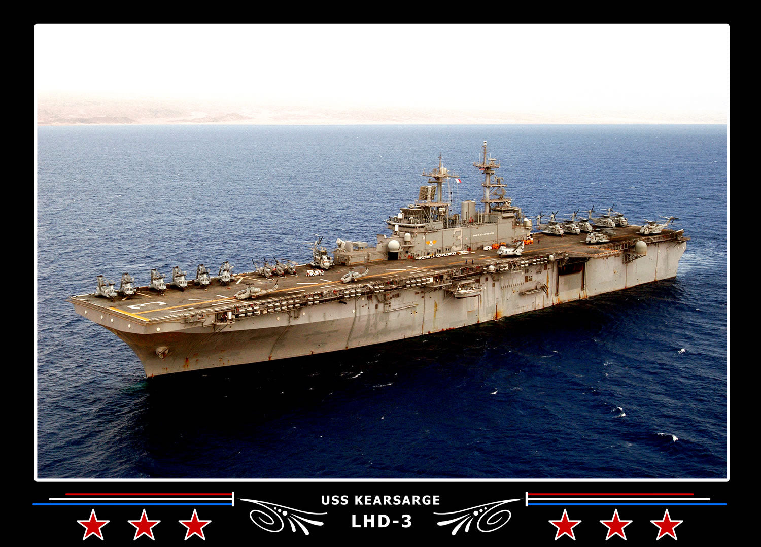USS Kearsarge LHD3 Canvas Photo Print