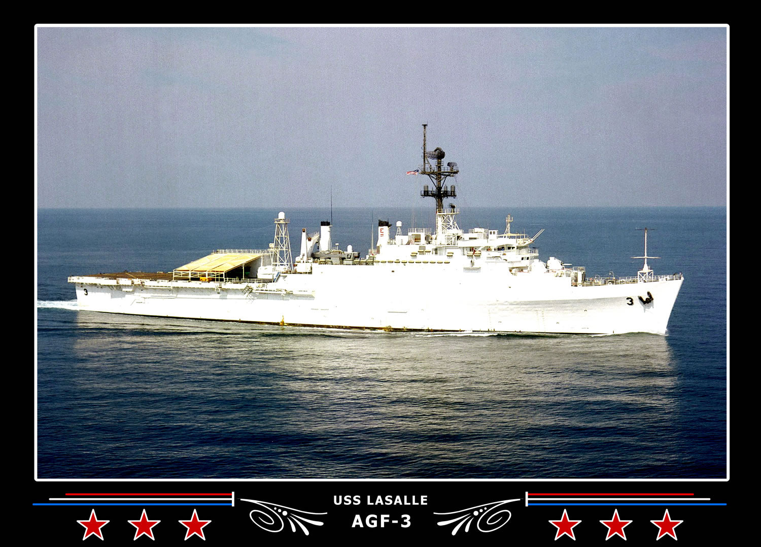 USS Lasalle AGF3 Canvas Photo Print
