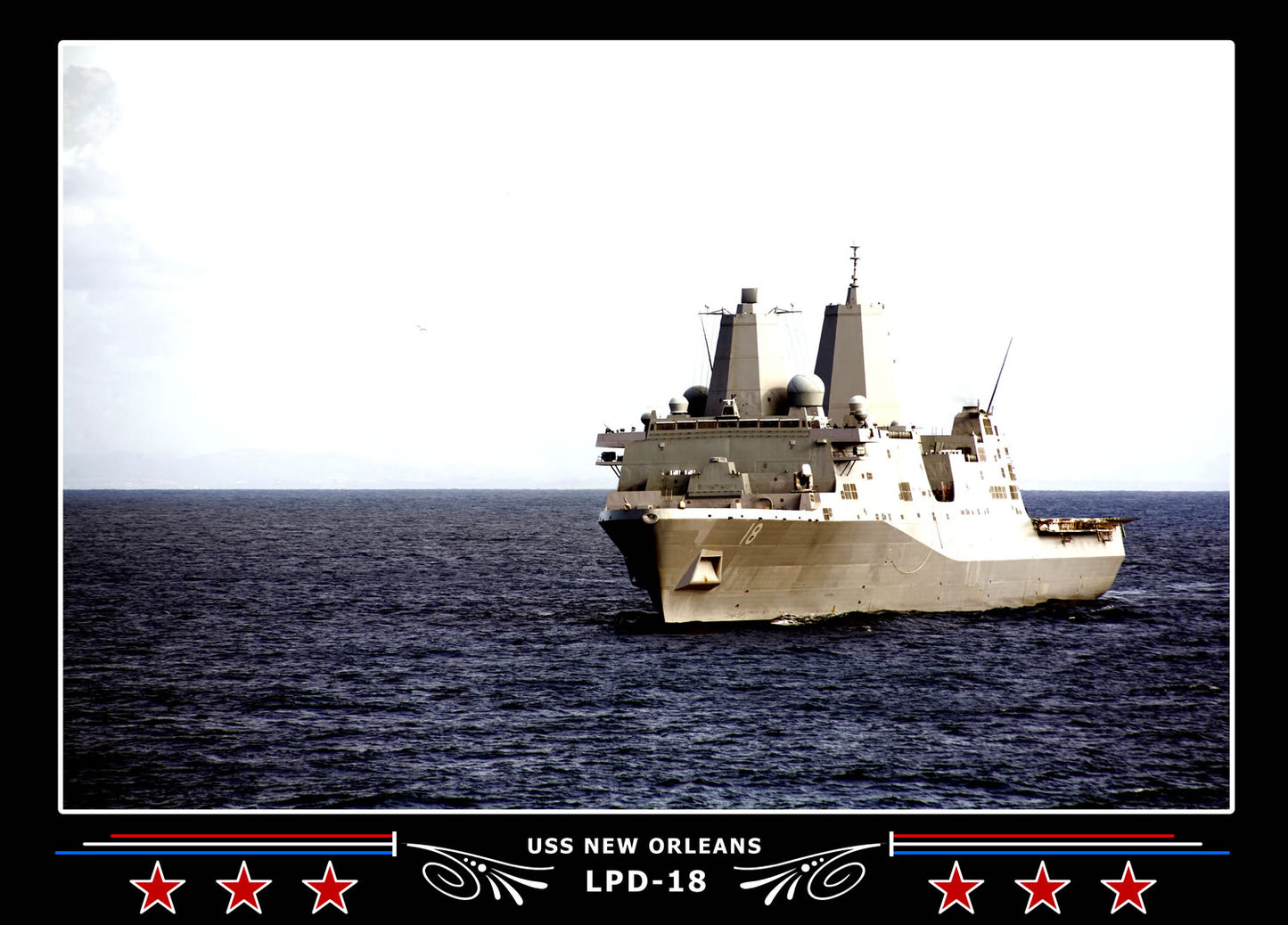 USS New Orleans LPD18 Canvas Photo Print