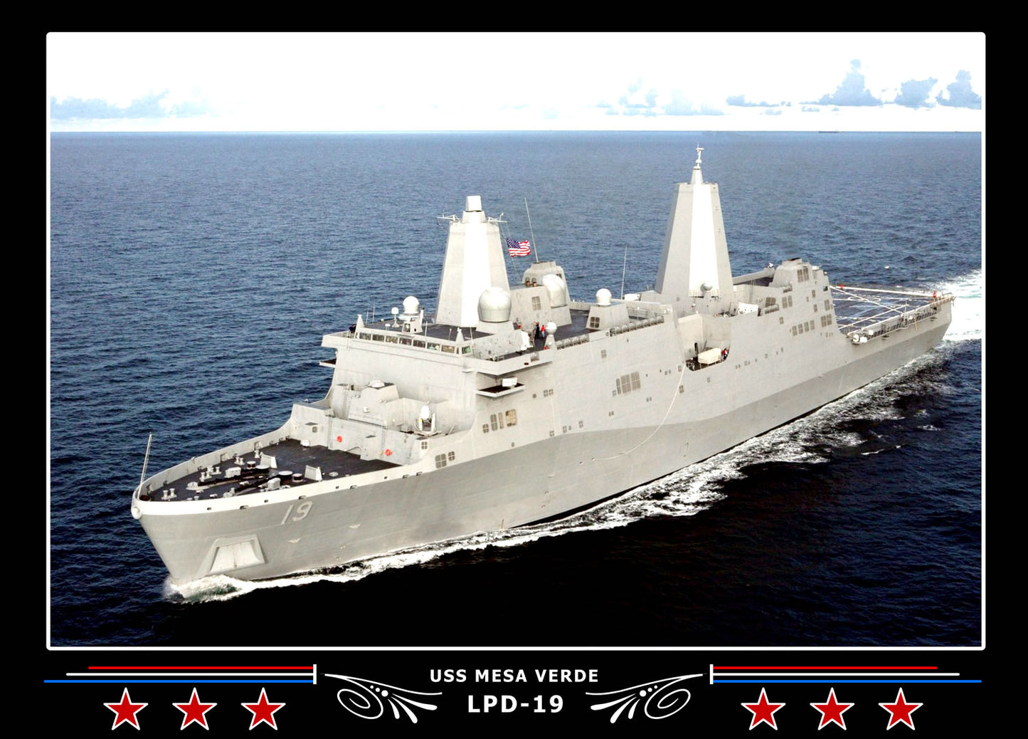 USS Mesa Verde LPD19 Canvas Photo Print