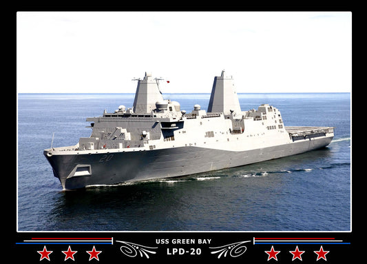 USS Green Bay LPD20 Canvas Photo Print