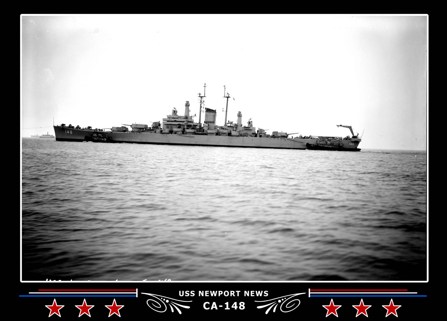 USS Newport News CA-148 Canvas Photo Print