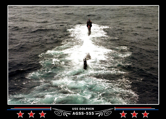 USS Dolphin AGSS-555 Canvas Photo Print