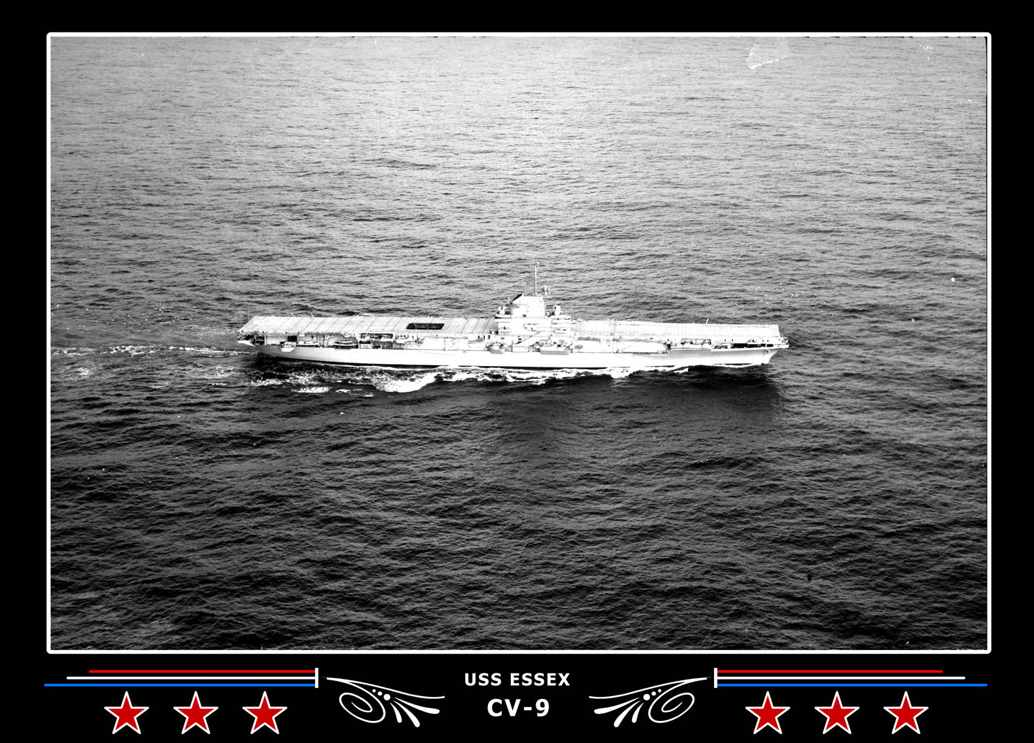 USS Essex CV-9 Canvas Photo Print