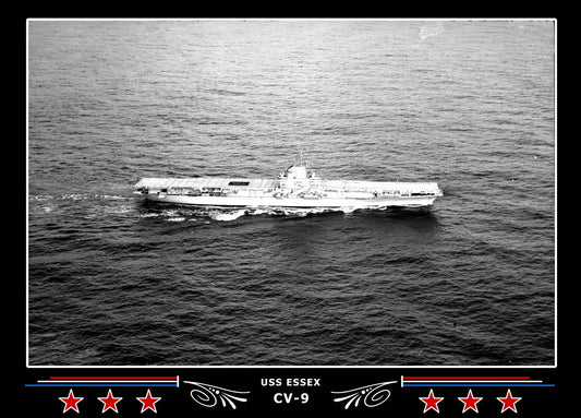 USS Essex CV-9 Canvas Photo Print