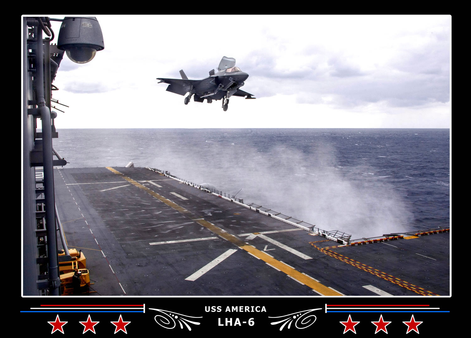 USS America LHA6 Canvas Photo Print