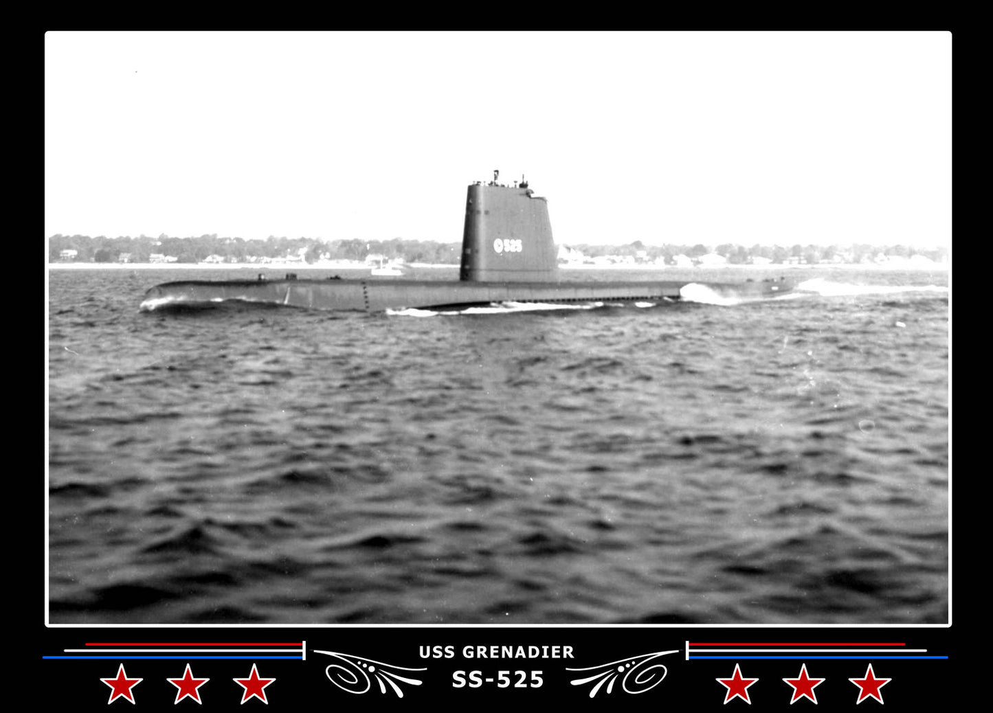 USS Grenadier SS-525 Canvas Photo Print