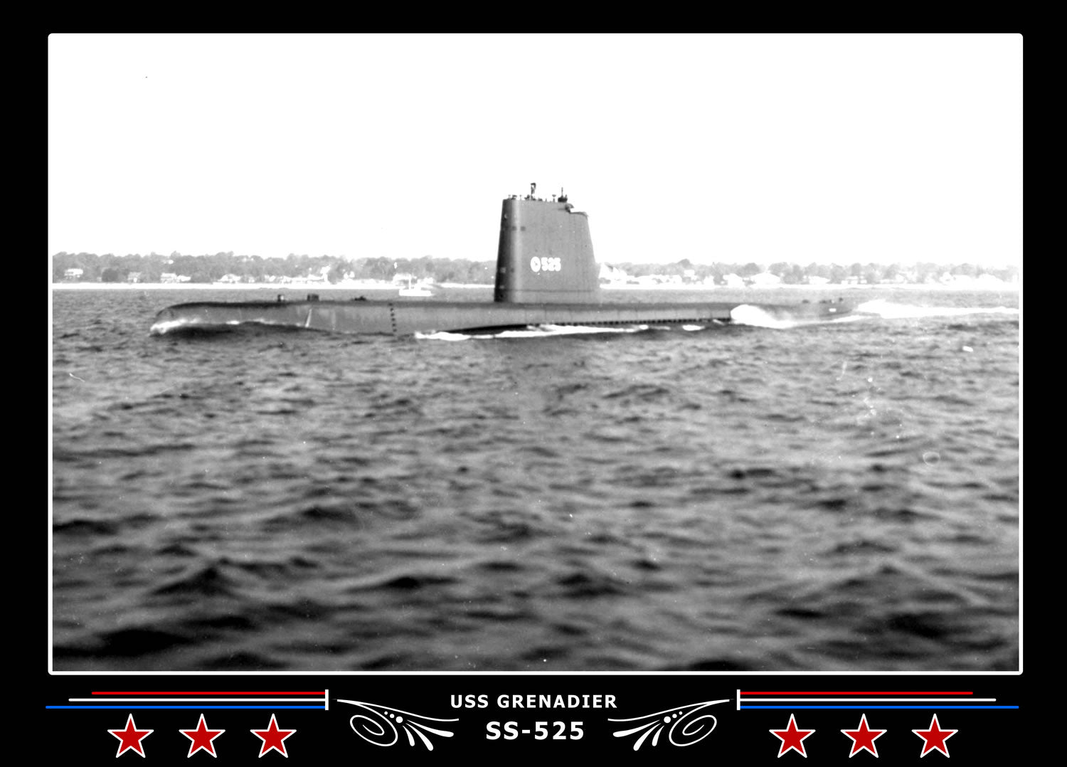 USS Grenadier SS-525 Canvas Photo Print