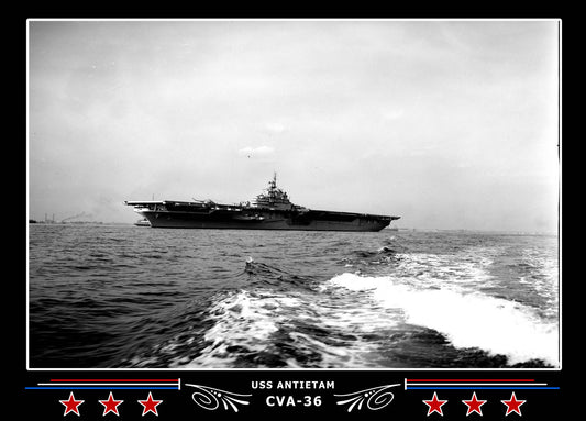 USS Antietam CVA-36 Canvas Photo Print