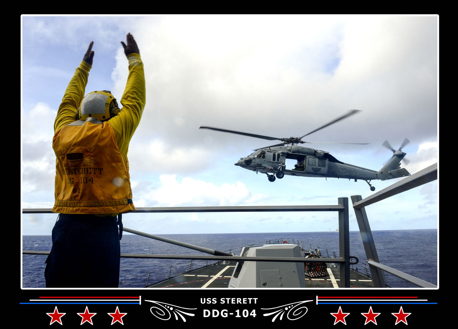 USS Sterett DDG-104 Canvas Photo Print