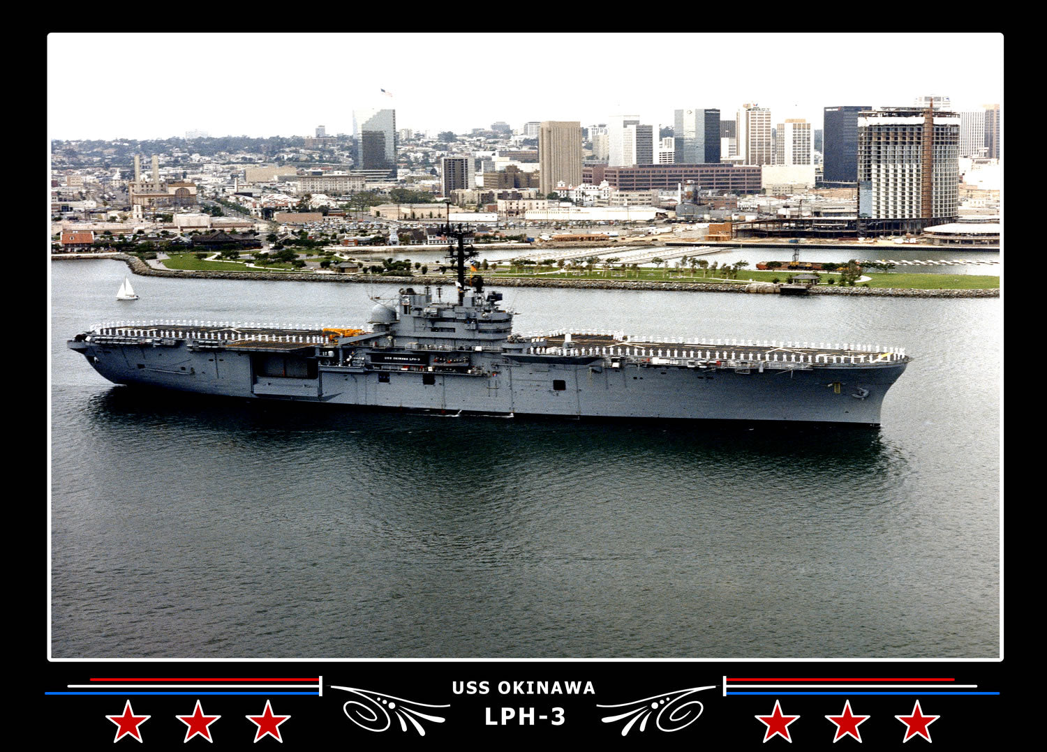 USS Okinawa LPH3 Canvas Photo Print – Navy Emporium