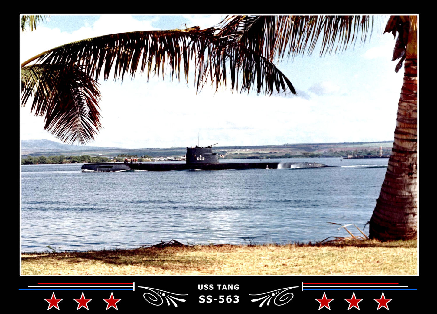 USS Tang SS-563 Canvas Photo Print