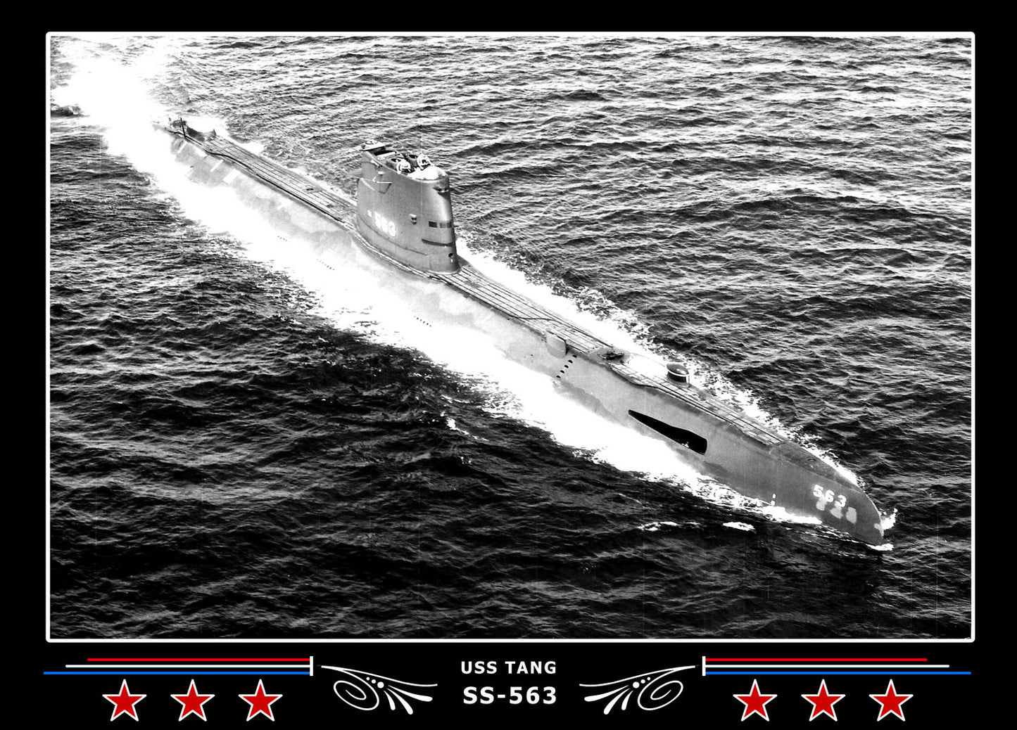 USS Tang SS-563 Canvas Photo Print