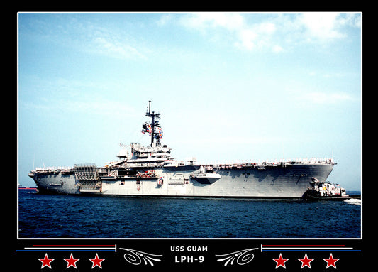 USS Guam LPH9 Canvas Photo Print