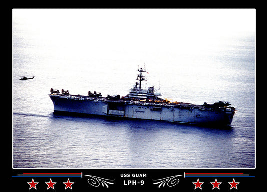 USS Guam LPH9 Canvas Photo Print