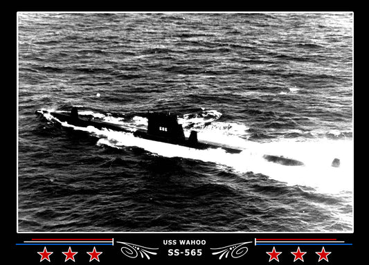 USS Wahoo SS-565 Canvas Photo Print