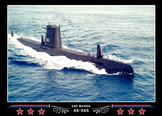USS Wahoo SS-565 Canvas Photo Print
