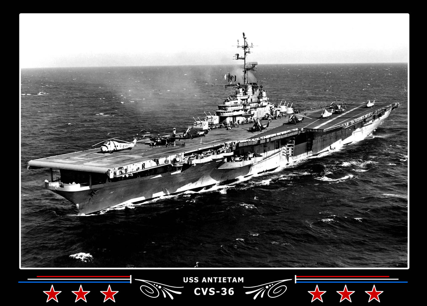 USS Antietam CVS-36 Canvas Photo Print