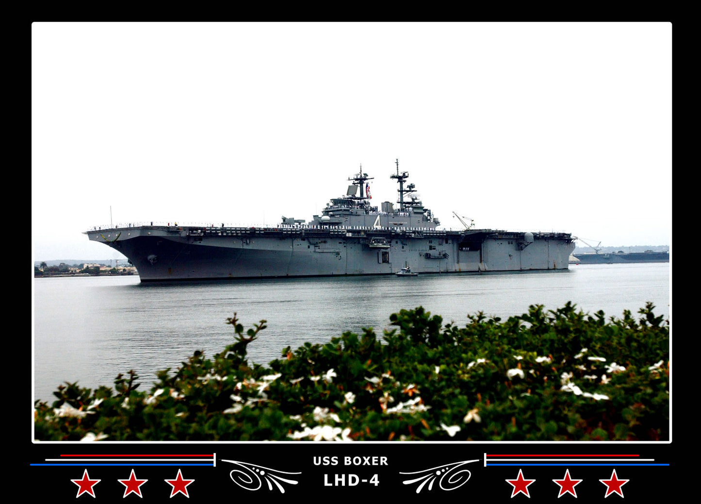 USS Boxer LHD4 Canvas Photo Print