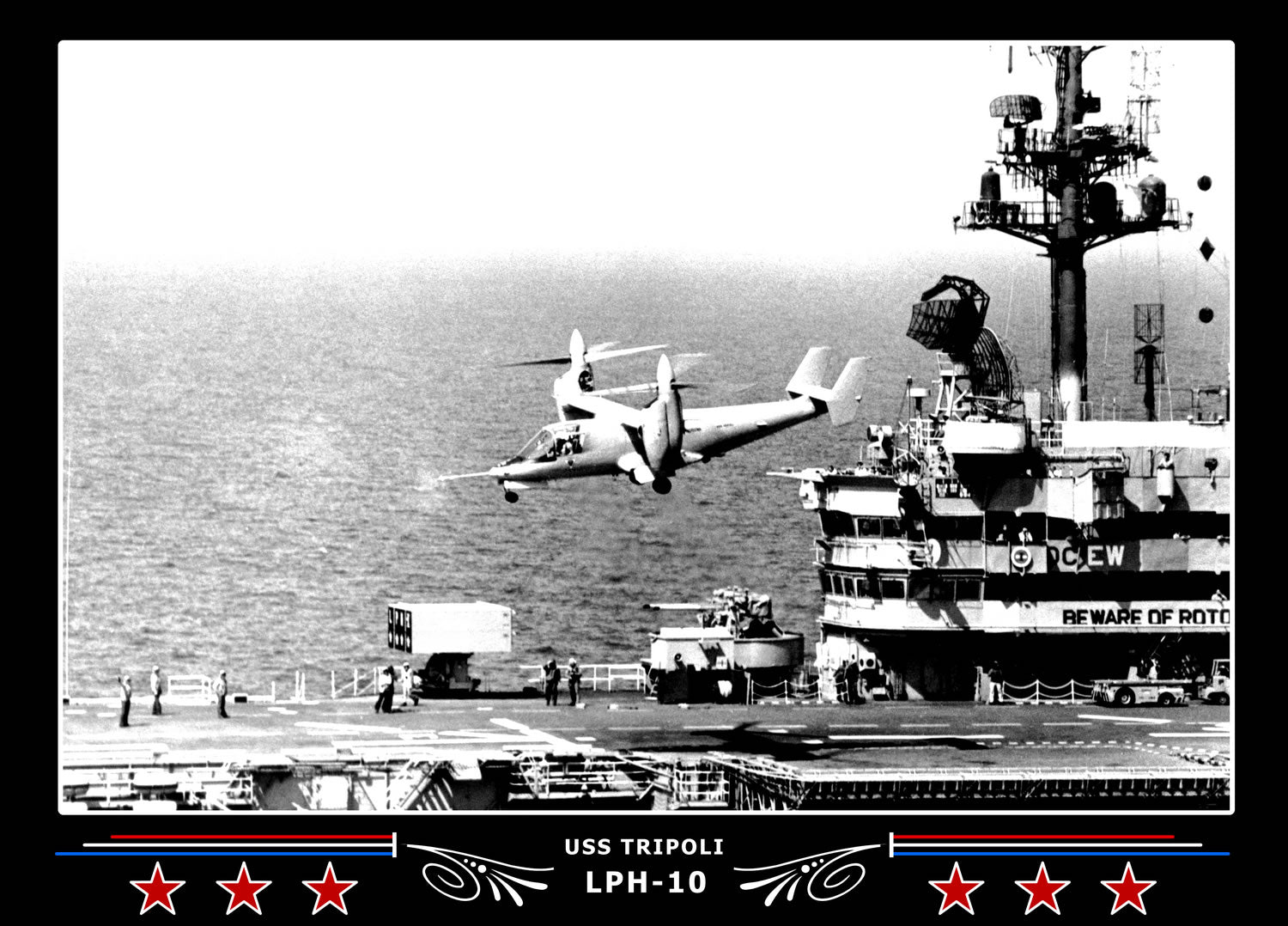 USS Tripoli LPH10 Canvas Photo Print